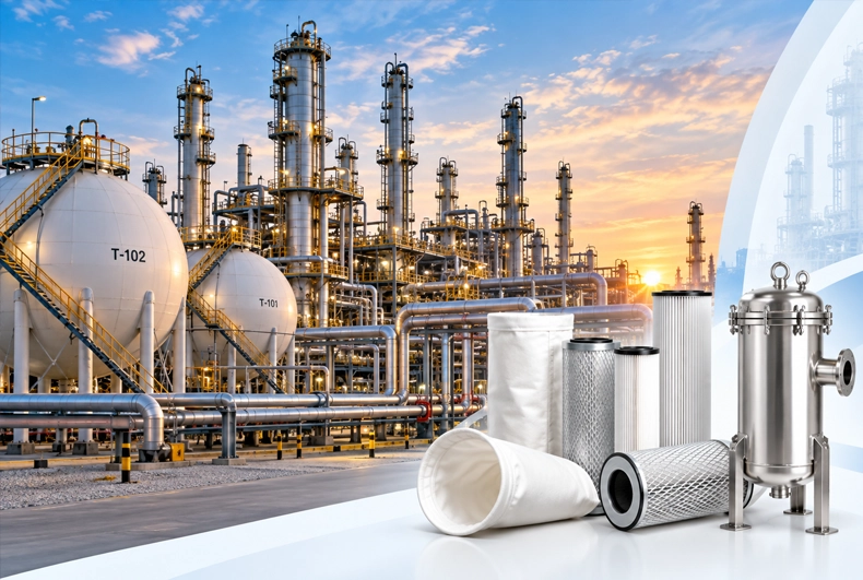 Cartridge filter for industrial filtration