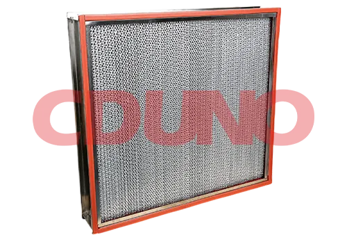 High Temperature Deep Pleat HEPA filter