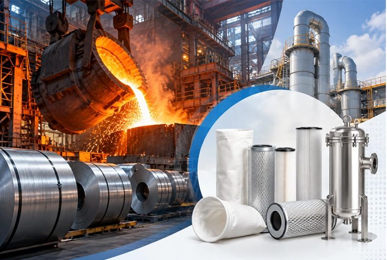 Cartridge filter for industrial filtration